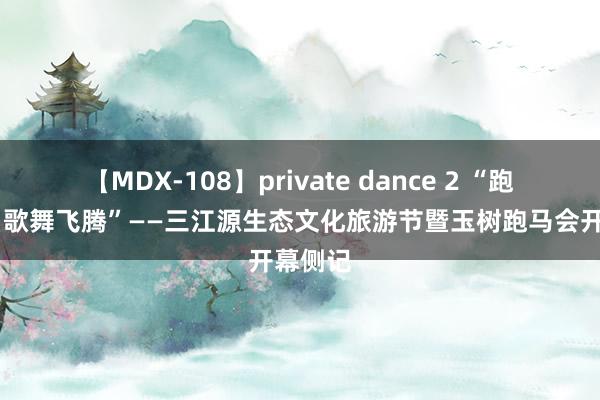 【MDX-108】private dance 2 “跑马奔腾 歌舞飞腾”——三江源生态文化旅游节暨玉树跑马会开幕侧记