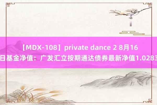 【MDX-108】private dance 2 8月16日基金净值：广发汇立按期通达债券最新净值1.0283