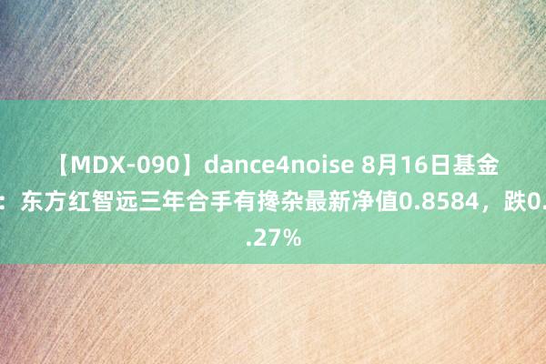 【MDX-090】dance4noise 8月16日基金净值：东方红智远三年合手有搀杂最新净值0.8584，跌0.27%